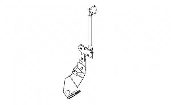 PKG-FAM-110 – HAVIS Computer Keyboard Mount, Compatible With 1.20 Inch x 1-1/2 Inch AMPs Hole Pattern Mounted Using B...